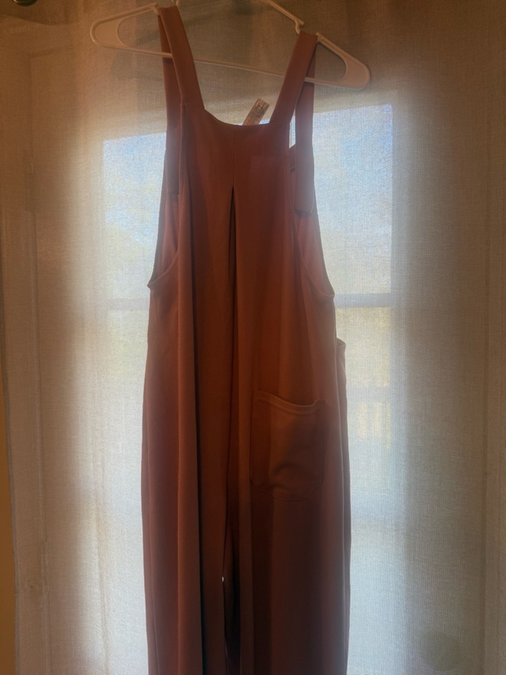 HALARA Rust Brown Wide-Leg Jumpsuit